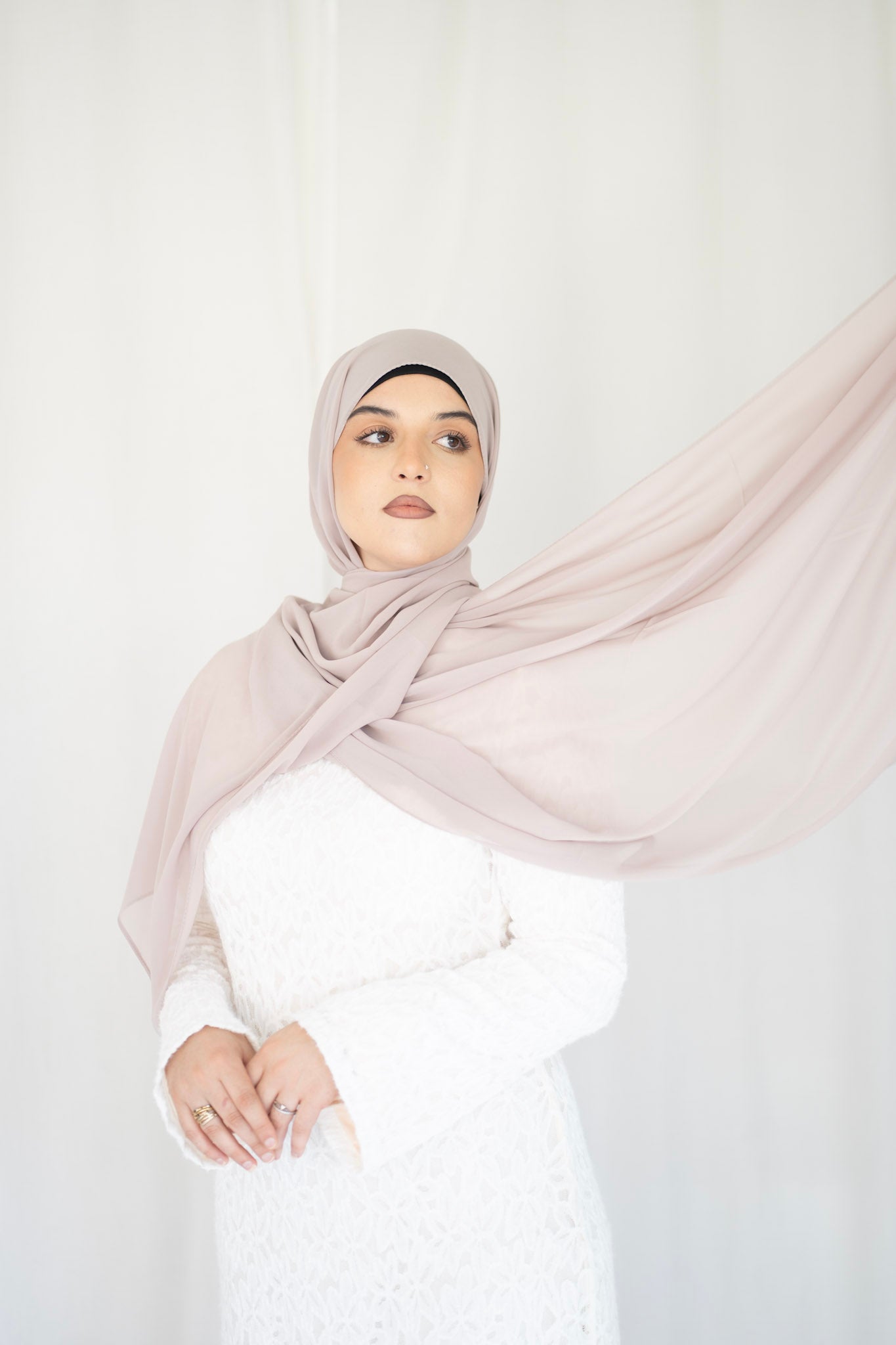 TAUPE CLAIRE - MOUSSELINE