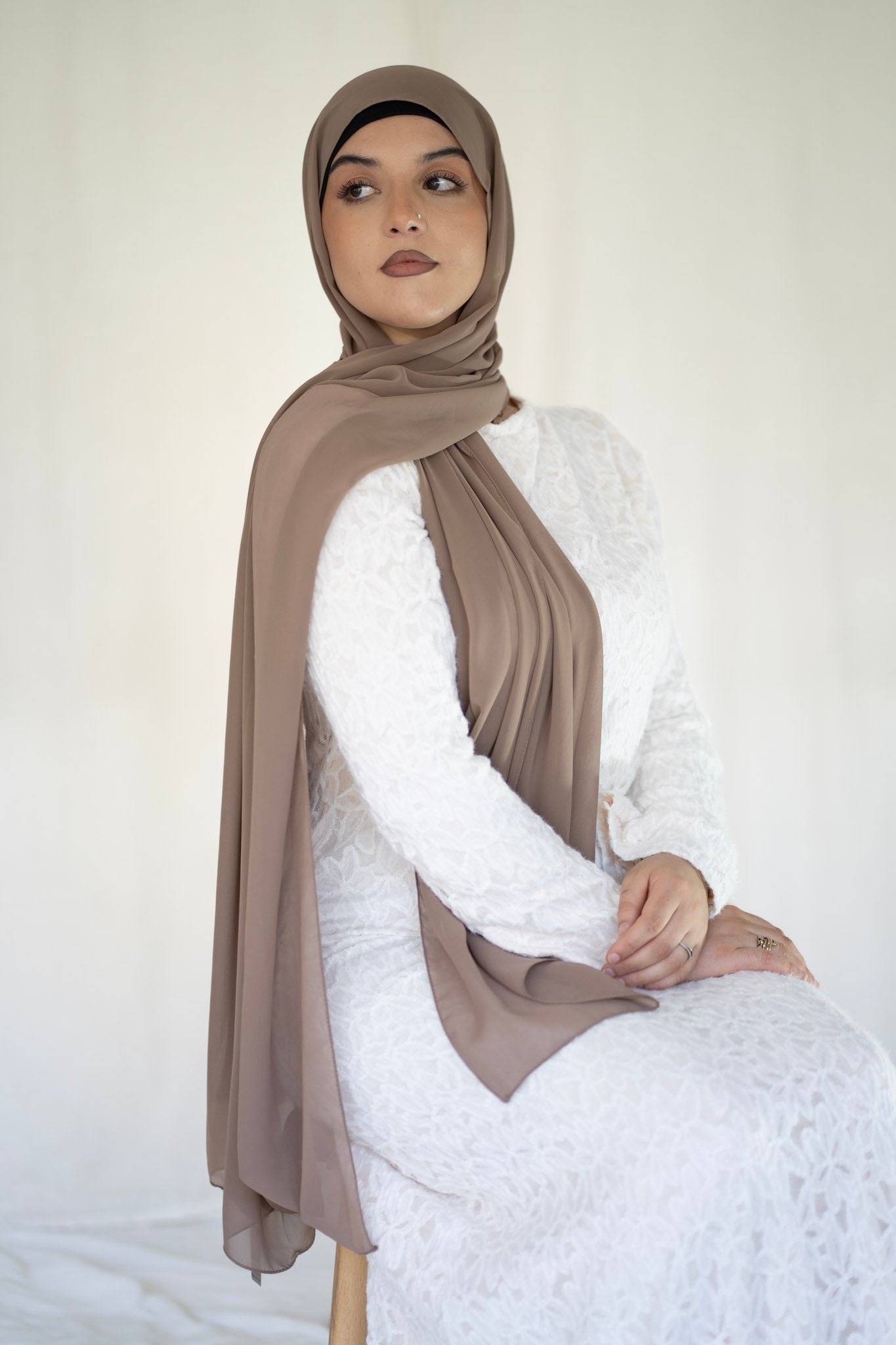 TAUPE - MOUSSELINE