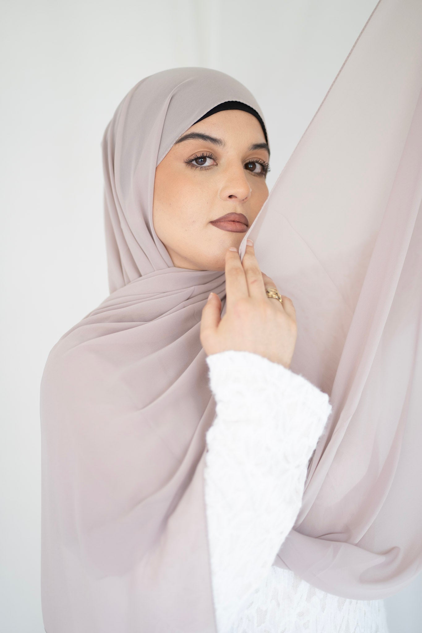 TAUPE CLAIRE - MOUSSELINE