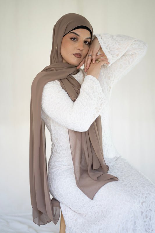 TAUPE - MOUSSELINE